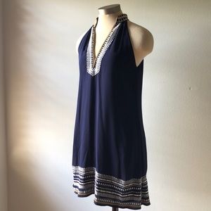 3/15 ✨ THML Navy Blue VNeck Dress